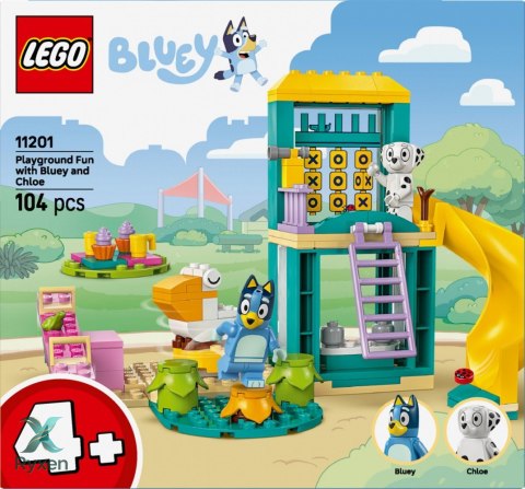 Klocki bluey 11201 blue i Łatka na placu zabaw LEGO