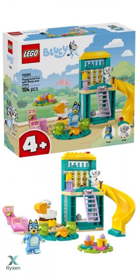Klocki bluey 11201 blue i Łatka na placu zabaw LEGO