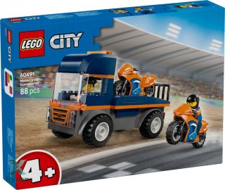 Klocki city 60491 laweta dla motocykli LEGO