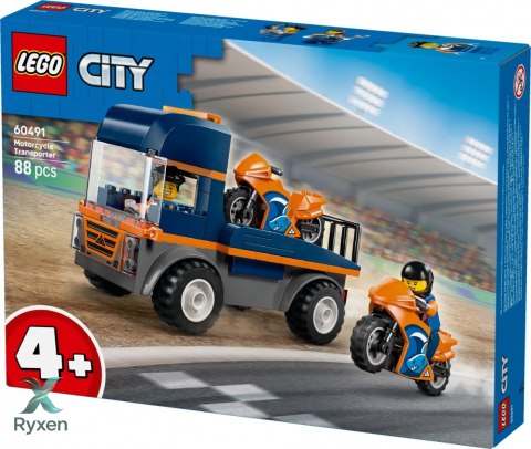 Klocki city 60491 laweta dla motocykli LEGO