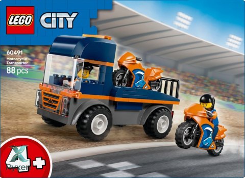 Klocki city 60491 laweta dla motocykli LEGO