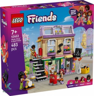 Klocki friends 42653 sklep muzyczny i mieszkanie LEGO