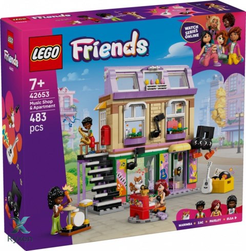 Klocki friends 42653 sklep muzyczny i mieszkanie LEGO