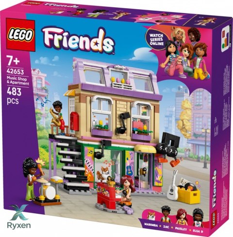 Klocki friends 42653 sklep muzyczny i mieszkanie LEGO