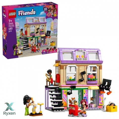 Klocki friends 42653 sklep muzyczny i mieszkanie LEGO