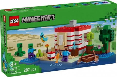 Klocki minecraft 21275 dom tnt w dżungli LEGO
