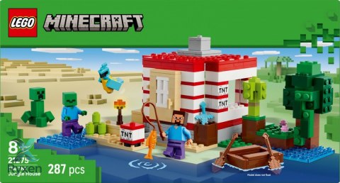Klocki minecraft 21275 dom tnt w dżungli LEGO