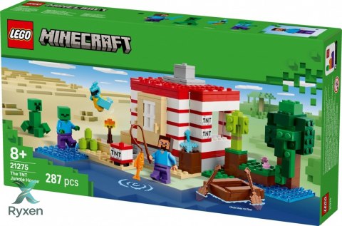 Klocki minecraft 21275 dom tnt w dżungli LEGO