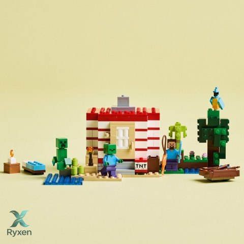 Klocki minecraft 21275 dom tnt w dżungli LEGO