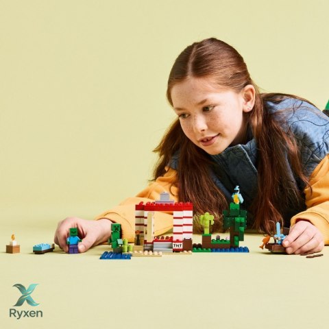 Klocki minecraft 21275 dom tnt w dżungli LEGO