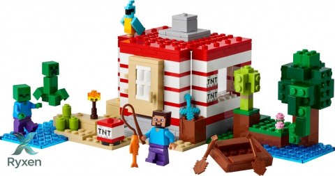 Klocki minecraft 21275 dom tnt w dżungli LEGO