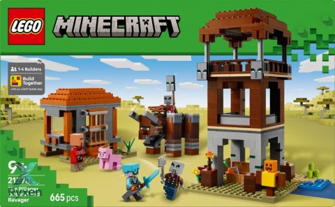 Klocki minecraft 21278 kryjówka rozbójników i dewastatorów LEGO
