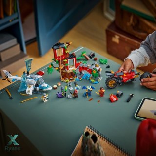 Klocki ninjago 71857 bitwa ninja: domek na drzewie z pojazdami LEGO