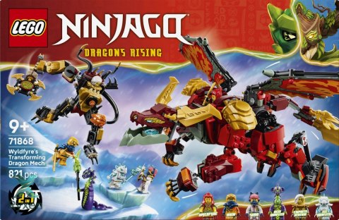 Klocki ninjago 71868 transformujący smoczy mech wyldfyre LEGO