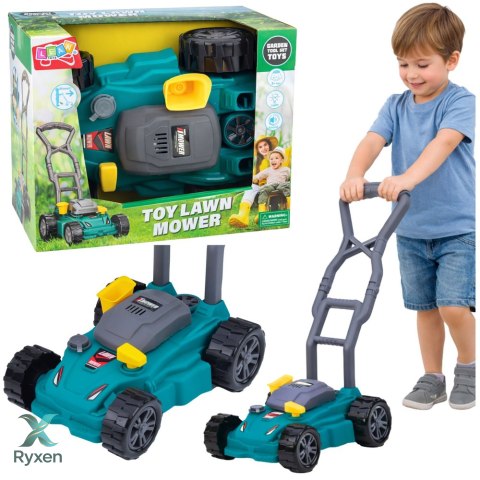 Kosiarka Ogrodowa Dla Dzieci Pchacz Światła Dźwięki Zielona LEAN TOYS