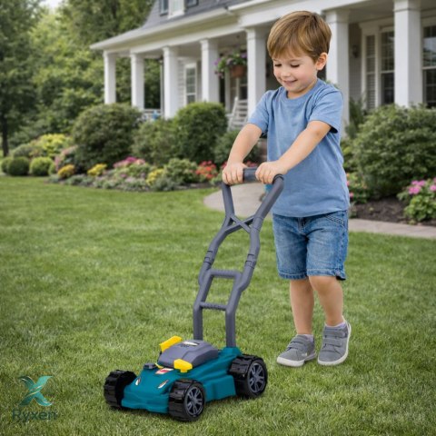 Kosiarka Ogrodowa Dla Dzieci Pchacz Światła Dźwięki Zielona LEAN TOYS