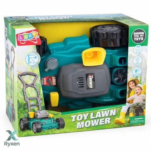 Kosiarka Ogrodowa Dla Dzieci Pchacz Światła Dźwięki Zielona LEAN TOYS