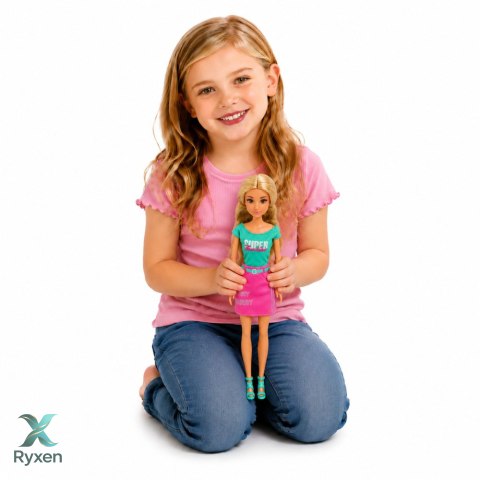Lalka Anlily z Transporterem Dla Zwierzaka Kotek Szary Akcesoria Zestaw LEAN TOYS