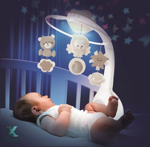 Muzyczna karuzelka 3w1 infantino beżowa B KIDS