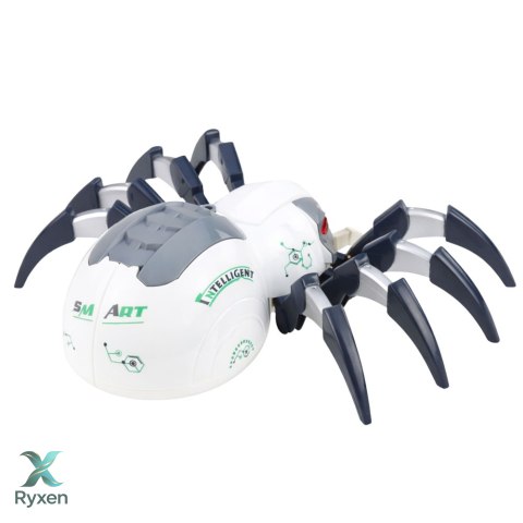 Pająk Robot Zdalnie Sterowany RC Efekt Dymu Światła Dźwięki LEAN TOYS