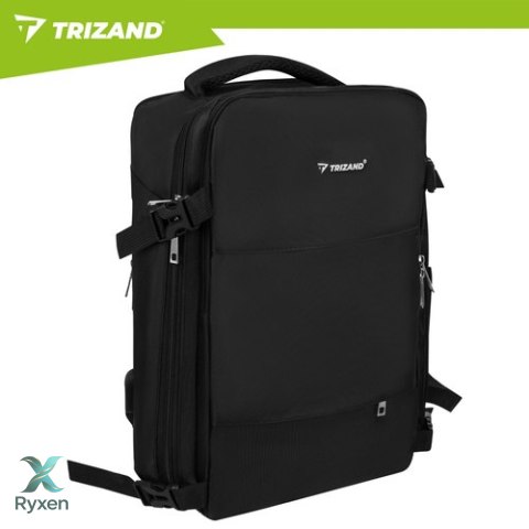 Plecak turystyczny 42x32x40cm czarny Trizand TRIZAND