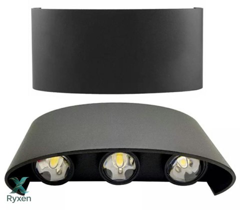 ZD90A Lampa ścienna kinkiet góra-dół plastikowa ATL