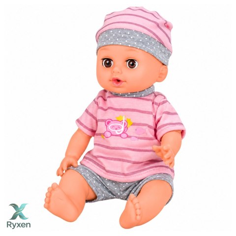 Zestaw Interaktywna Lalka Bobas Sika Płacze Wózek Kołyska Akcesoria 3w1 LEAN TOYS