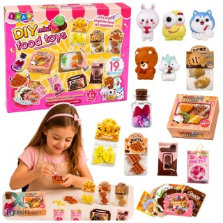 Zestaw Kreatywny DIY Tworzenie Dekorowanie Squishy Mini Słodycze Przekąski LEAN TOYS