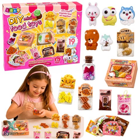 Zestaw Kreatywny DIY Tworzenie Dekorowanie Squishy Mini Słodycze Przekąski LEAN TOYS