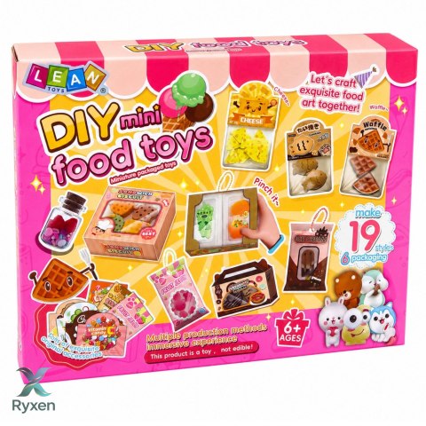 Zestaw Kreatywny DIY Tworzenie Dekorowanie Squishy Mini Słodycze Przekąski LEAN TOYS