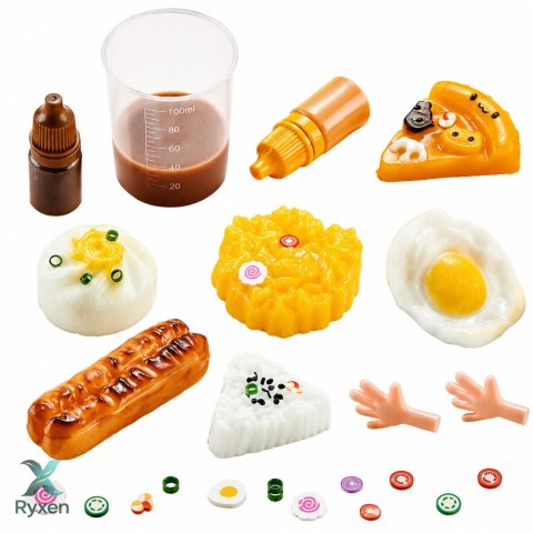 Zestaw Kreatywny Plastyczny Tworzenie Squish Ozdobne Jedzenie Śniadanie DIY LEAN TOYS