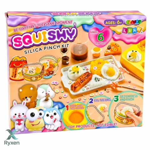 Zestaw Kreatywny Plastyczny Tworzenie Squish Ozdobne Jedzenie Śniadanie DIY LEAN TOYS