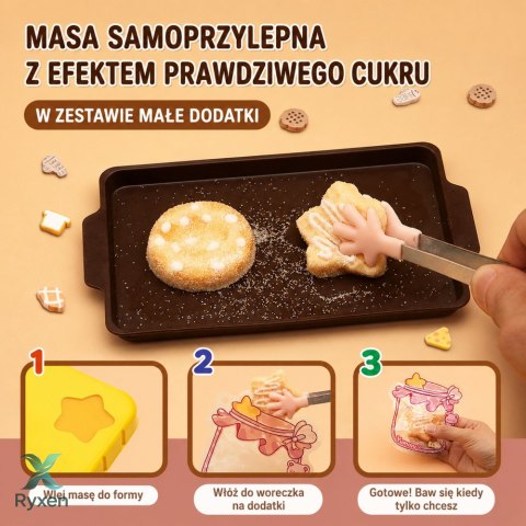 Zestaw Kreatywny Plastyczny Tworzenie Squishy Ozdobne Ciastka DIY LEAN TOYS