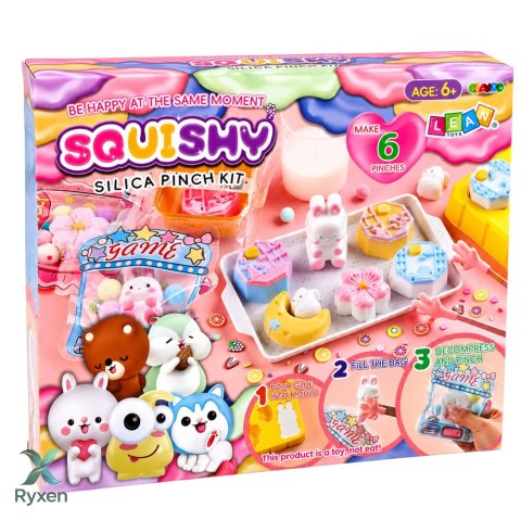 Zestaw Kreatywny Plastyczny Tworzenie Squishy Ozdobne Deserki Kwiatki DIY LEAN TOYS