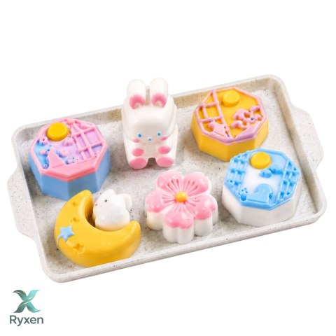 Zestaw Kreatywny Plastyczny Tworzenie Squishy Ozdobne Króliczek Deserki DIY LEAN TOYS