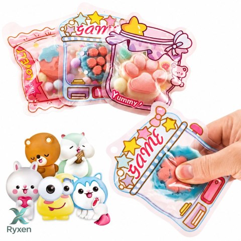 Zestaw Kreatywny Plastyczny Tworzenie Squishy Ozdobne Króliczek Deserki DIY LEAN TOYS