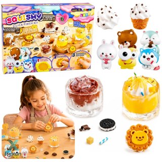 Zestaw Kreatywny Plastyczny Tworzenie Squishy Ozdobne Słodycze Napoje DIY LEAN TOYS