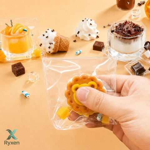 Zestaw Kreatywny Plastyczny Tworzenie Squishy Ozdobne Słodycze Napoje DIY LEAN TOYS