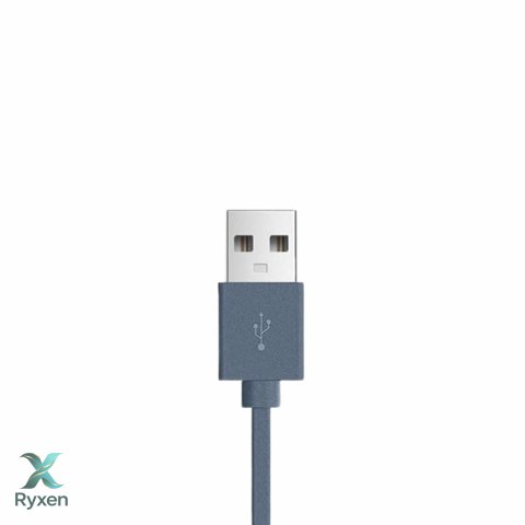 DA666A Mini wiatrak biurkowy usb szary ATL