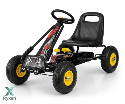 Gokart na pedały thor czarny MILLY MALLY