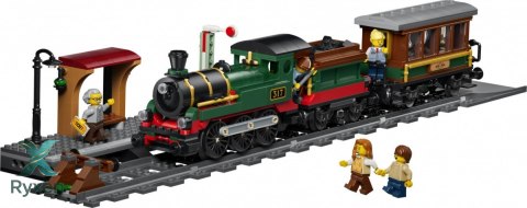 Klocki city 60511 retro pociąg z lokomotywą parową LEGO