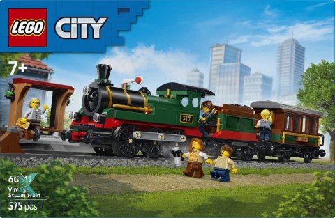 Klocki city 60511 retro pociąg z lokomotywą parową LEGO