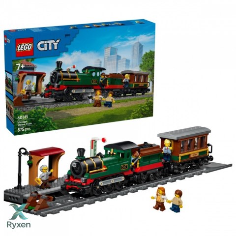 Klocki city 60511 retro pociąg z lokomotywą parową LEGO