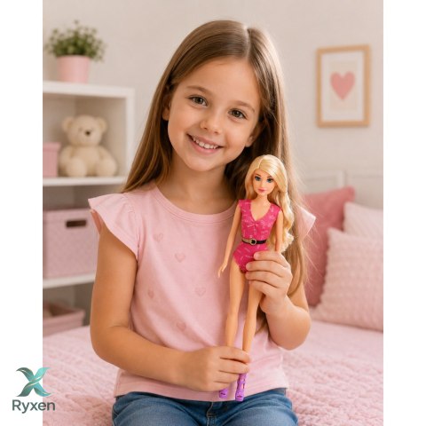 Lalka Anlily W Stroju Kąpielowym Plażowiczka Torba Akcesoria Zestaw LEAN TOYS