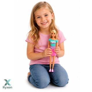 Lalka Anlily Ze Zwierzątkiem Piesek Szczeniak Akcesoria Legowisko Zestaw LEAN TOYS