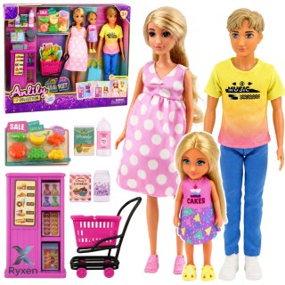 Lalki Anlily Rodzina w Supermarkecie Sklep Lalka W Ciąży Akcesoria Zestaw LEAN TOYS