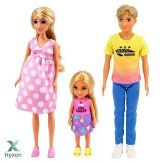 Lalki Anlily Rodzina w Supermarkecie Sklep Lalka W Ciąży Akcesoria Zestaw LEAN TOYS