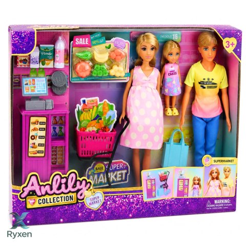 Lalki Anlily Rodzina w Supermarkecie Sklep Lalka W Ciąży Akcesoria Zestaw LEAN TOYS