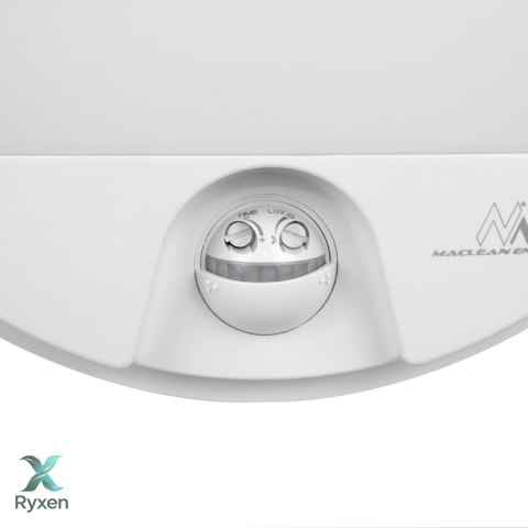 Lampa LED z sensorem ruchu MCE291 W biała Maclean