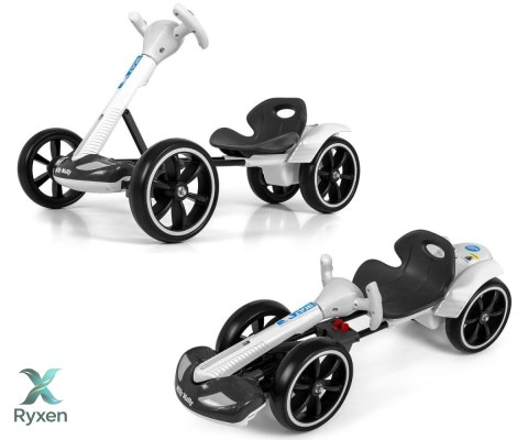 Pojazd gokart na akumulator bolt biały MILLY MALLY